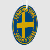 Schweden Runde Emblem Ornament (Vorderseite)