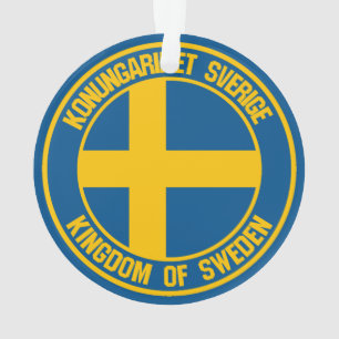 Schweden Runde Emblem Ornament