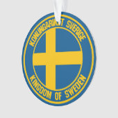 Schweden Runde Emblem Ornament (Vorderseite)