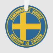 Schweden Runde Emblem Ornament (Vorderseite)