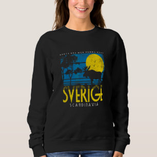 Schweden Scandinavia Swedish Midsommar Retro Schwe Sweatshirt