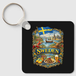 Schweden Schlüsselanhänger