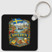 Schweden Schlüsselanhänger (Rückseite)