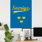 Schweden, Schweden, 3 Kronen, Poster (Heimbüro)