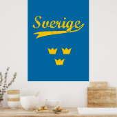 Schweden, Schweden, 3 Kronen, Poster (Küche)