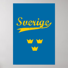 Schweden, Schweden, 3 Kronen, Poster