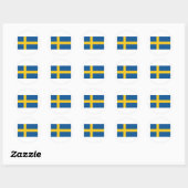 Schweden / Schweden Runder Aufkleber (Blatt)