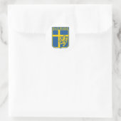 Schweden Schweden Schweden Runder Aufkleber (Tasche)