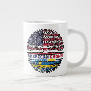 Schweden Schweden USA USA Vereinigte Staaten Tree Jumbo-Tasse