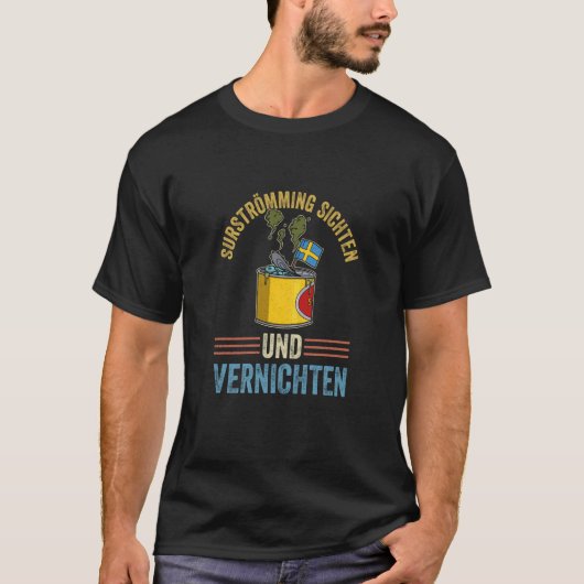 Schweden Schwedische Fischspezialität Surstromming T-Shirt (Vorderseite)
