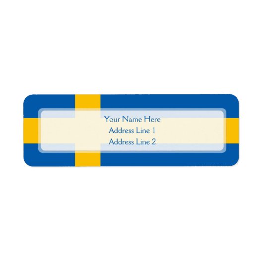 Schweden - Schwedische Flagge (Vorne)