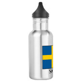 Schweden (schwedische Flagge) Edelstahlflasche (Links)