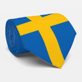 Schweden - schwedische Flagge Krawatte (Gerollt)