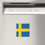 Schweden (schwedische Flagge) Magnet (In Situ (Geschirrspüler))