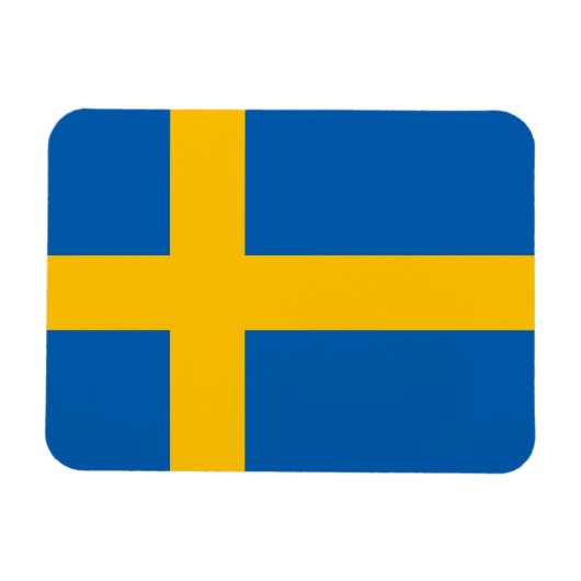 Schweden - Schwedische Flagge Magnet (Horizontal)