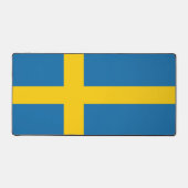 Schweden / Schwedische Flagge Schreibtischunterlage (Vorderseite)