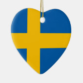 Schweden - schwedische Staatsflagge Keramik Ornament (Rechts)
