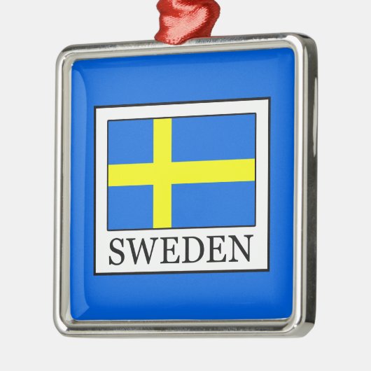 Schweden Silbernes Ornament (Links)