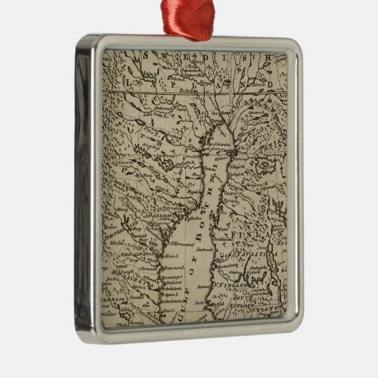 Schweden Silbernes Ornament (Rechts)