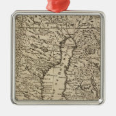 Schweden Silbernes Ornament (Vorne)