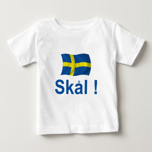 Schweden Skal! Baby T-shirt (Vorderseite)