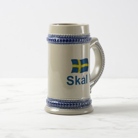 Schweden Skal! Bierglas (VorderseiteRechts)