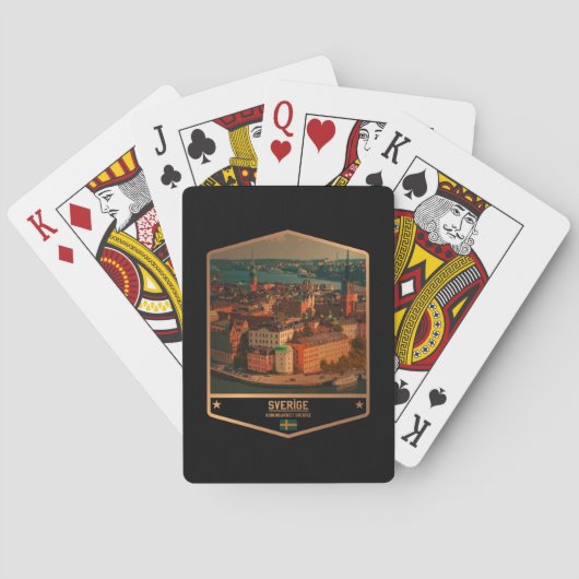Schweden Spielkarten (Rückseite)