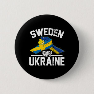 Schweden steht hinter der Ukraine Ukrainische Schw Button