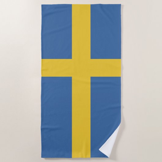 Schweden Strandtuch (Vorderseite)