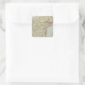Schweden, Süden Quadratischer Aufkleber (Tasche)