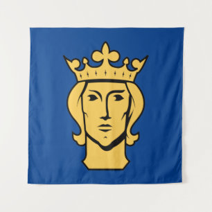 Schweden-Symbol für die Stadt Stockholm Wandteppich