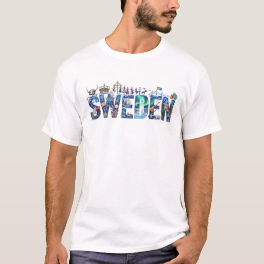 SCHWEDEN T-Shirt (Vorderseite)