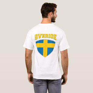 Schweden - T - Shirt des Flaggenschilds