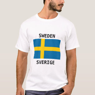 Schweden-T - Shirt mit Namen auf englisches und
