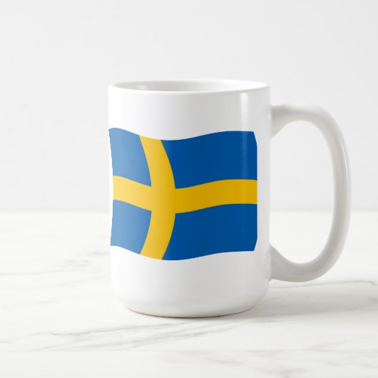 Schweden Tasse der Flagge (Rechts)