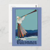 Schweden, Text hinzufügen Postkarte (Vorne/Hinten)