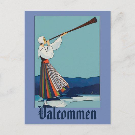 Schweden, Text hinzufügen Postkarte (Vorderseite)