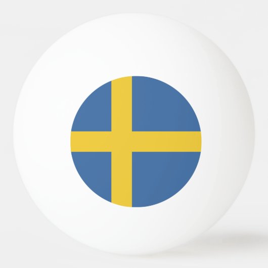 Schweden Tischtennisball (Vorderseite)