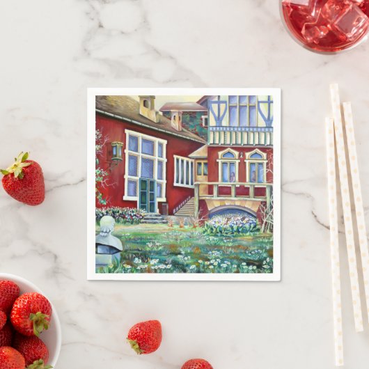 Schweden, Traditionelle Landschaft Serviette (Beispiel)