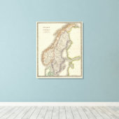 Schweden und Norwegen 10 Leinwanddruck (Insitu (Holzboden))