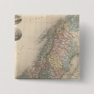 Schweden und Norwegen 2 Button