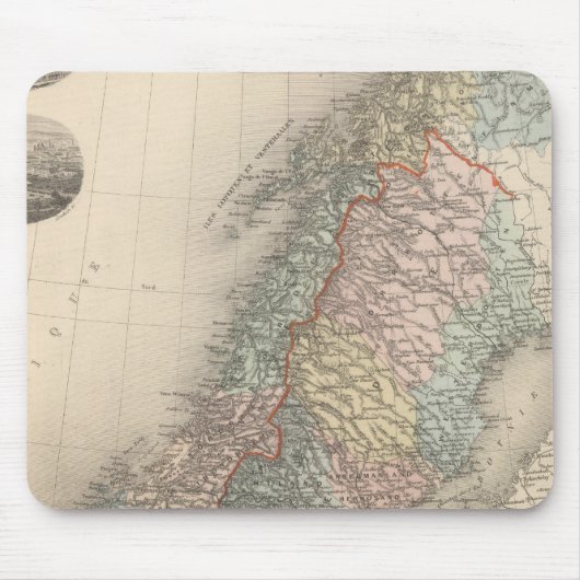 Schweden und Norwegen 2 Mousepad (Vorne)