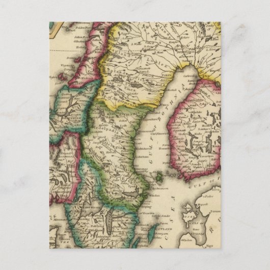 Schweden und Norwegen 2 Postkarte (Vorderseite)