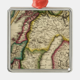 Schweden und Norwegen 2 Silbernes Ornament
