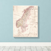 Schweden und Norwegen 3 Leinwanddruck (Insitu (Holzboden))