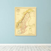 Schweden und Norwegen 3 Leinwanddruck (Insitu (Holzboden))