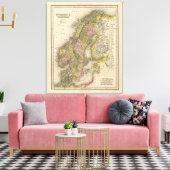 Schweden und Norwegen 5 Leinwanddruck (Insitu (Wohnzimmer))