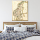 Schweden und Norwegen 6 Leinwanddruck (Insitu (Schlafzimmer))