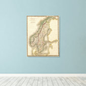 Schweden und Norwegen 6 Leinwanddruck (Insitu (Holzboden))