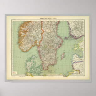 Schweden und Norwegen 7 Poster